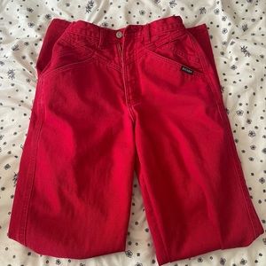 Vintage Red High Waisted Rockies Jeans